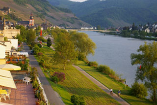 Mosel Unterkunft im Ferienhaus Inselblick